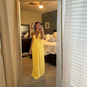 Yellow dress- size 4